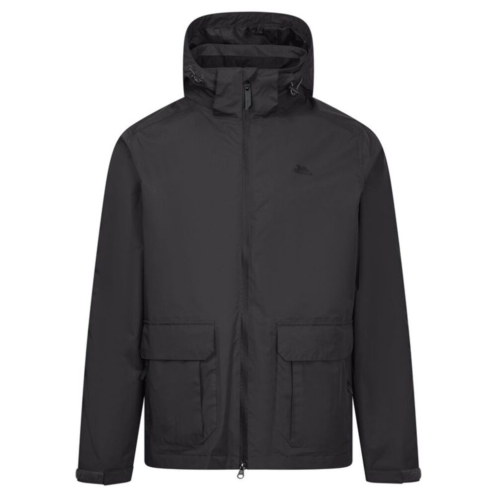 Trespass Mens Fyfinn Padded Waterproof Jacket / Dark Grey